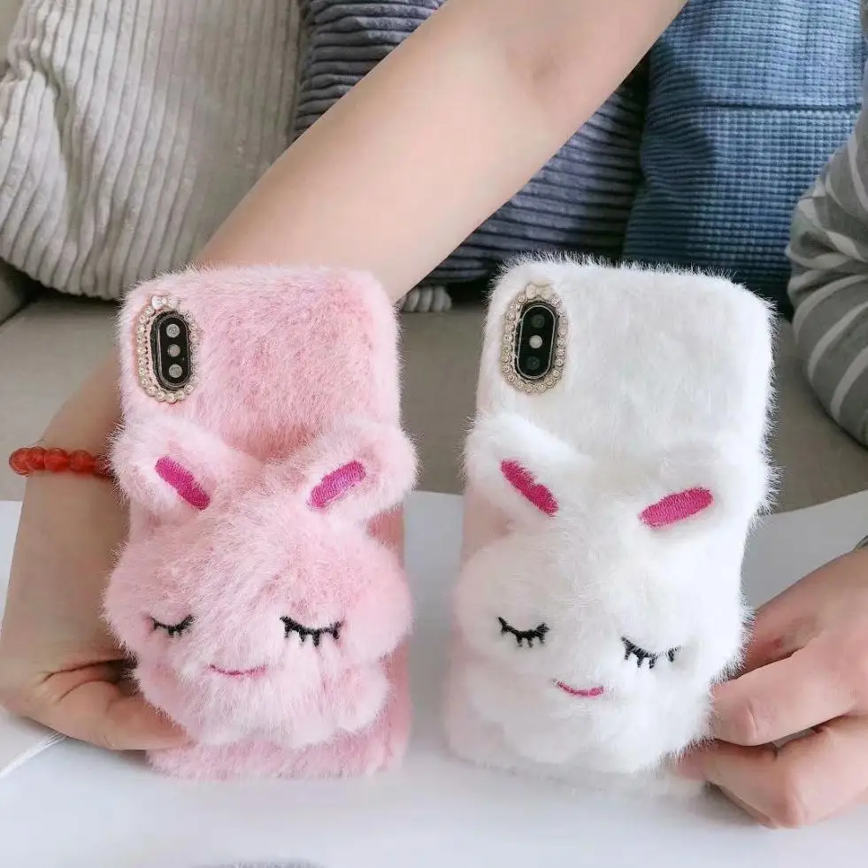 For Apple iPhone 11 Pro XS Max XR X 8 7 6 6S Plus Luxury Handmade Comfort 3D Cute Rabbit Plush Mobile Phone Case Back Cover
For Apple iPhone 11 Pro XS Max XR X 8 7 6 6S Plus Luxury Handmade Comfort 3D Cute Rabbit Plush Mobile Phone Case Back Cover