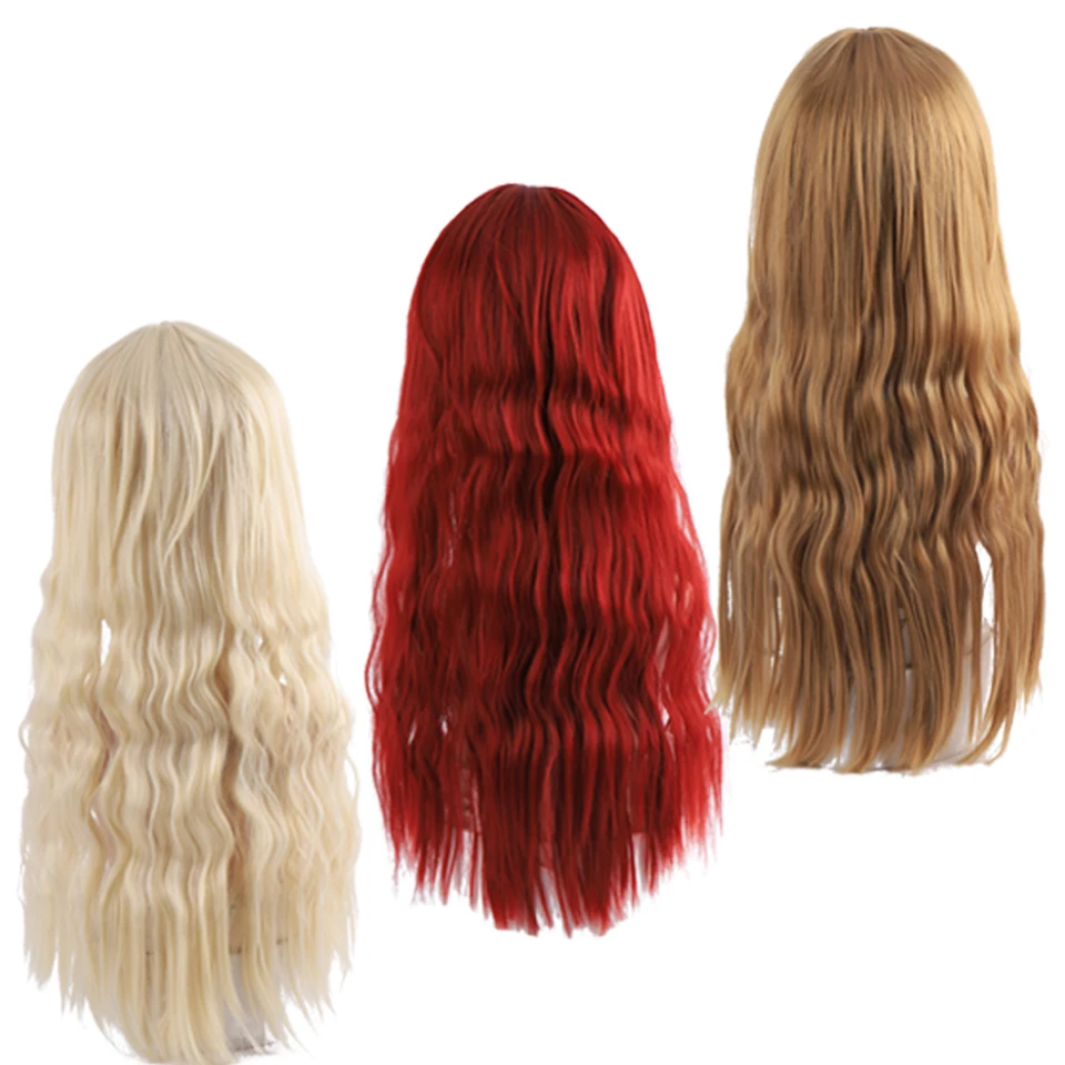 Allaosify Long Black Wig Deep Wave High Temperature Fiber Middle Part 26" 120% Heavy Density Synthetic Wigs for Women Brown Red
Allaosify Long Black Wig Deep Wave High Temperature Fiber Middle Part 26" 120% Heavy Density Synthetic Wigs for Women Brown Red
