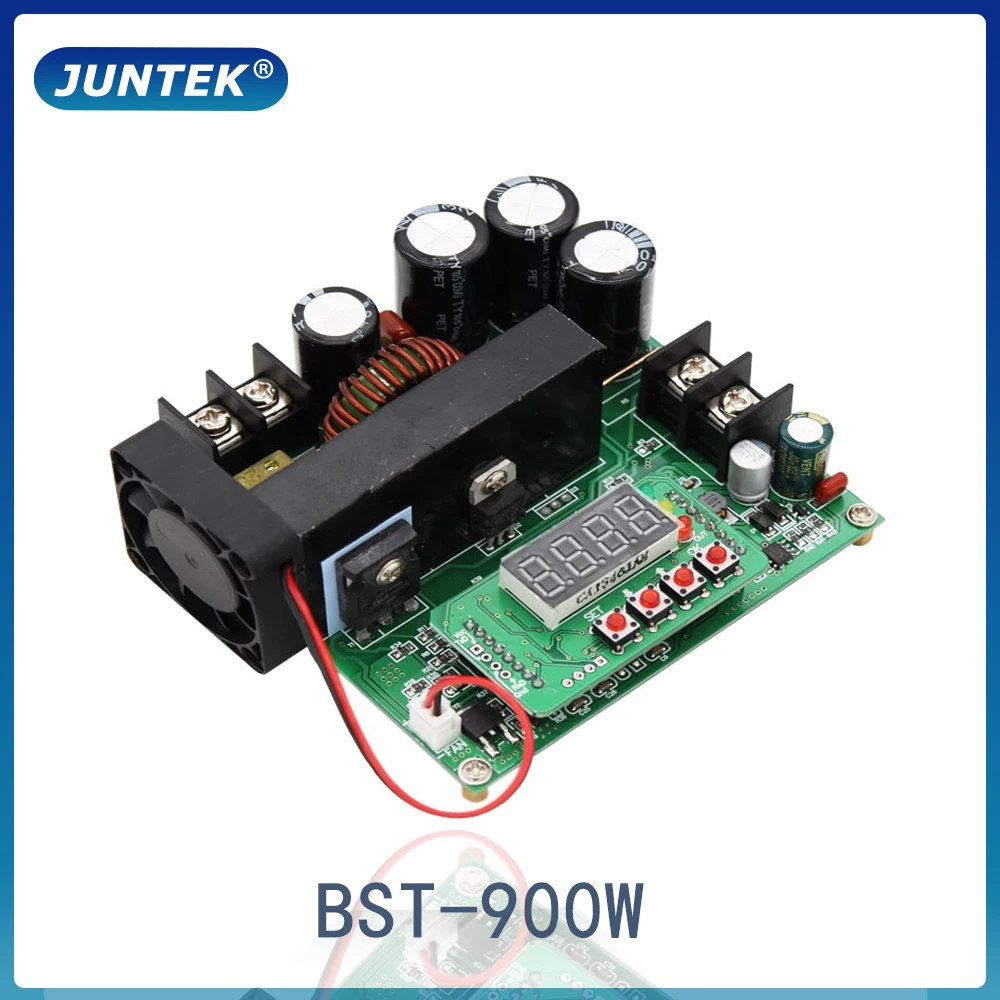 Цифровой регулятор напряжения постоянного тока JUNTEK BST900W модуль преобразователя