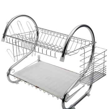 Multifunctional S-shaped Dual Layers Bowls Dishes Chopsticks Spoons Collection Shelf Dish Kitchen Storage Drain Cutlery rack 
Multifunctional S-shaped Dual Layers Bowls Dishes Chopsticks Spoons Collection Shelf Dish Kitchen Storage Drain Cutlery rack