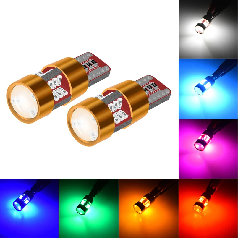 2pcs W5W T10 LED Canbus bulbs 194 168 no error Car Interior External Light Clearance Lamps Amber blue green red white purple 12V
2pcs W5W T10 LED Canbus bulbs 194 168 no error Car Interior External Light Clearance Lamps Amber blue green red white purple 12V