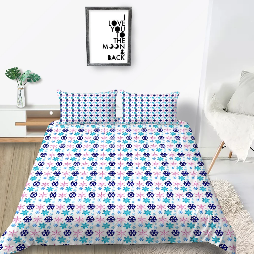 Hot Sale Bedding Set King Size Creative Soft 3D Duvet Cover Snowflakes Queen Twin Full Single Double Unique Design Bed Set
Hot Sale Bedding Set King Size Creative Soft 3D Duvet Cover Snowflakes Queen Twin Full Single Double Unique Design Bed Set