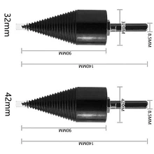 32mm/42mm Wood Splitter Drill Bit Round/Hex/Triangle Shank Wood Split Cone Drill Bit High Carbon Steel Electric Drill Tools
32mm/42mm Wood Splitter Drill Bit Round/Hex/Triangle Shank Wood Split Cone Drill Bit High Carbon Steel Electric Drill Tools