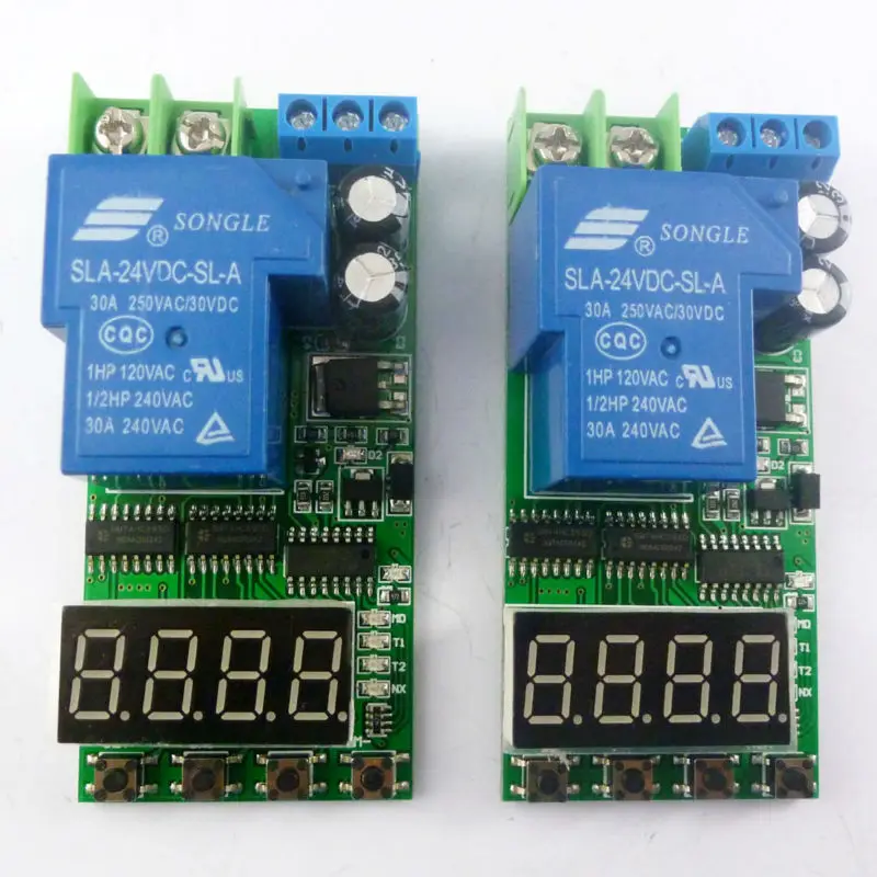 IO23C01_12V*5 5PCS 2.5-24V High Trigger 12V 30A Multifunction Delay Relay Cycle Timer Module For Pump Motor PLC Home Automation
IO23C01_12V*5 5PCS 2.5-24V High Trigger 12V 30A Multifunction Delay Relay Cycle Timer Module For Pump Motor PLC Home Automation