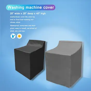 Household Two Windows Washing Machine Cover Waterproof Dustproof Sunscreen Washer/Dryer Protector Dust Cover For Washing Machine
Household Two Windows Washing Machine Cover Waterproof Dustproof Sunscreen Washer/Dryer Protector Dust Cover For Washing Machine