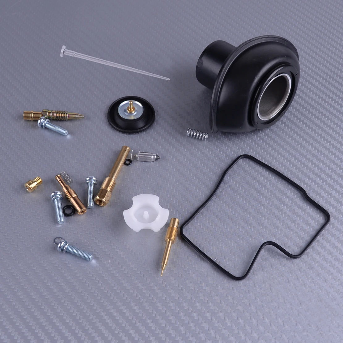 DWCX Motorcycle Carburetor Diaphragm Plunger with Needle Repair Kit Accessories Fit for Honda Steed Shadow VLX 400
DWCX Motorcycle Carburetor Diaphragm Plunger with Needle Repair Kit Accessories Fit for Honda Steed Shadow VLX 400
