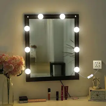 10pcs LED Makeup Mirror Light Bulb Kit Dimmable Hollywood Vanity Lights
10pcs LED Makeup Mirror Light Bulb Kit Dimmable Hollywood Vanity Lights