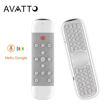 AVATTO Q40 IR Learning Air Mouse Remote with Voice Control ,2.4G Wireless Backlit Mini Keyboard for Smart TV,Android TV Box
AVATTO Q40 IR Learning Air Mouse Remote with Voice Control ,2.4G Wireless Backlit Mini Keyboard for Smart TV,Android TV Box