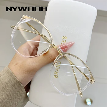 NYWOOH Transparent Eyeglasses Frames for Women Retro Cat Eye Glasses Frame Vintage Fake Eyeglass Metal Optical Spectacles
NYWOOH Transparent Eyeglasses Frames for Women Retro Cat Eye Glasses Frame Vintage Fake Eyeglass Metal Optical Spectacles