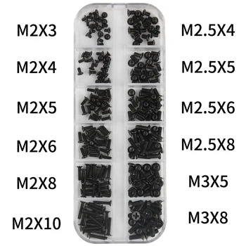 240Pcs Micro M2 M2.5 M3 Repair Screws Kit For Laptop Computer Case Assemble Mini Digital Mechanical Electric Screw Set
240Pcs Micro M2 M2.5 M3 Repair Screws Kit For Laptop Computer Case Assemble Mini Digital Mechanical Electric Screw Set