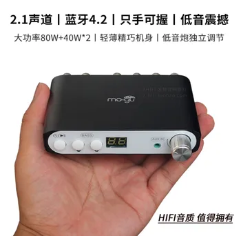 Mini high-power Bluetooth power amplifier 2.1 passive overweight subwoofer home speaker hifi sound quality 80W+40*2W
Mini high-power Bluetooth power amplifier 2.1 passive overweight subwoofer home speaker hifi sound quality 80W+40*2W