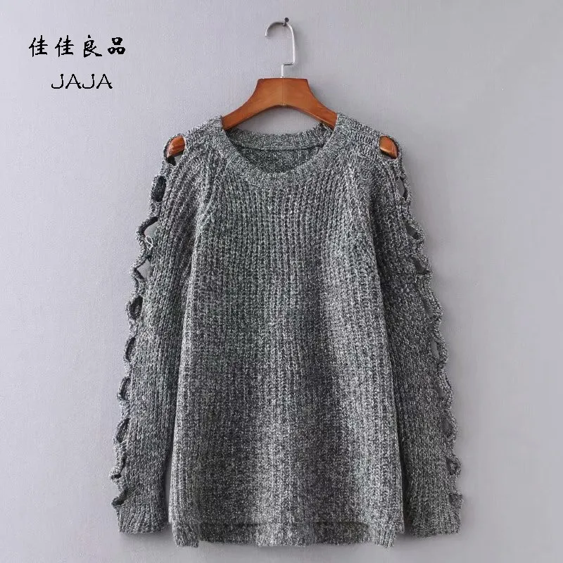 2019 Autumn & Winter New Arrival Sexy Solid Color Openwork Sleeve Knit Sweater Round Neck Loose Pullover Sweater Free Shipping
2019 Autumn & Winter New Arrival Sexy Solid Color Openwork Sleeve Knit Sweater Round Neck Loose Pullover Sweater Free Shipping