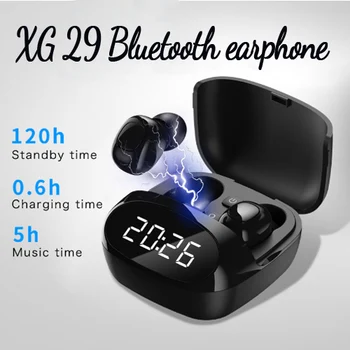 Ottwn TWS XG-29 Bluetooth earphone 5.0 LED Clock Wireless Earbuds Waterproof earphone Stereo headset with mic for iphone Xiaomi
Ottwn TWS XG-29 Bluetooth earphone 5.0 LED Clock Wireless Earbuds Waterproof earphone Stereo headset with mic for iphone Xiaomi