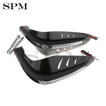 1 x Pair motorcyle hand gurads with turn signals
1 x Pair motorcyle hand gurads with turn signals