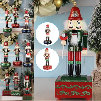 Animated Musical Nutcracker Shape with Drum Music Box Handicrafts Home Desktop Decoration FAS6
Animated Musical Nutcracker Shape with Drum Music Box Handicrafts Home Desktop Decoration FAS6