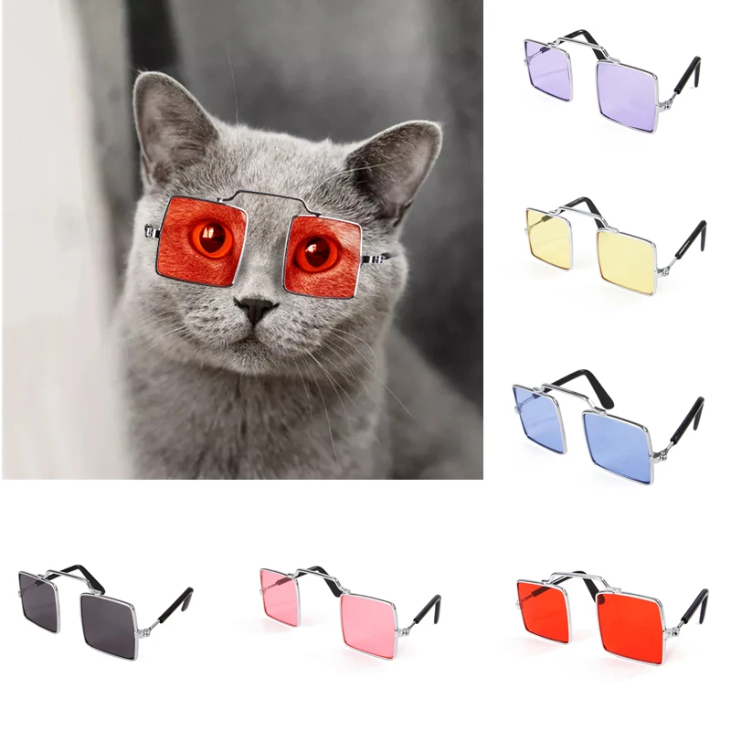 Vintage Square Cat Sunglasses Pet Sunglasses Statement Glasses for Small Dog Cat Pet Photos Props Accessories
Vintage Square Cat Sunglasses Pet Sunglasses Statement Glasses for Small Dog Cat Pet Photos Props Accessories