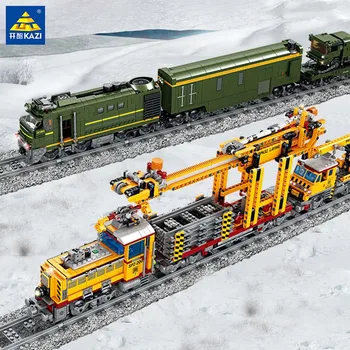 KAZI Electric Rail Train Building Blocks Technic Missile Train with Railway Track Laying Assembled Educational Bricks Toys Gift
KAZI Electric Rail Train Building Blocks Technic Missile Train with Railway Track Laying Assembled Educational Bricks Toys Gift