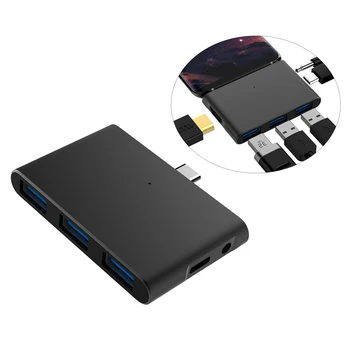 Type C to HDMI USB-C 3 USB 3.0 3.5mm AUX Multiport Adapter Dongle Hub For Macbook Pro iMac
Type C to HDMI USB-C 3 USB 3.0 3.5mm AUX Multiport Adapter Dongle Hub For Macbook Pro iMac