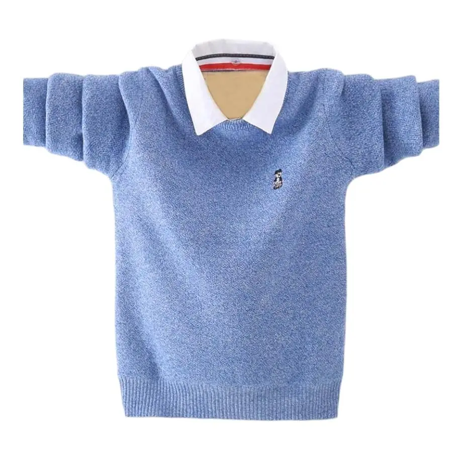 big boys pure cotton sweaters 4-16T kids warm jacket baby boys pullovers long sleeve knitted sweaters with shirt collar outfit
big boys pure cotton sweaters 4-16T kids warm jacket baby boys pullovers long sleeve knitted sweaters with shirt collar outfit