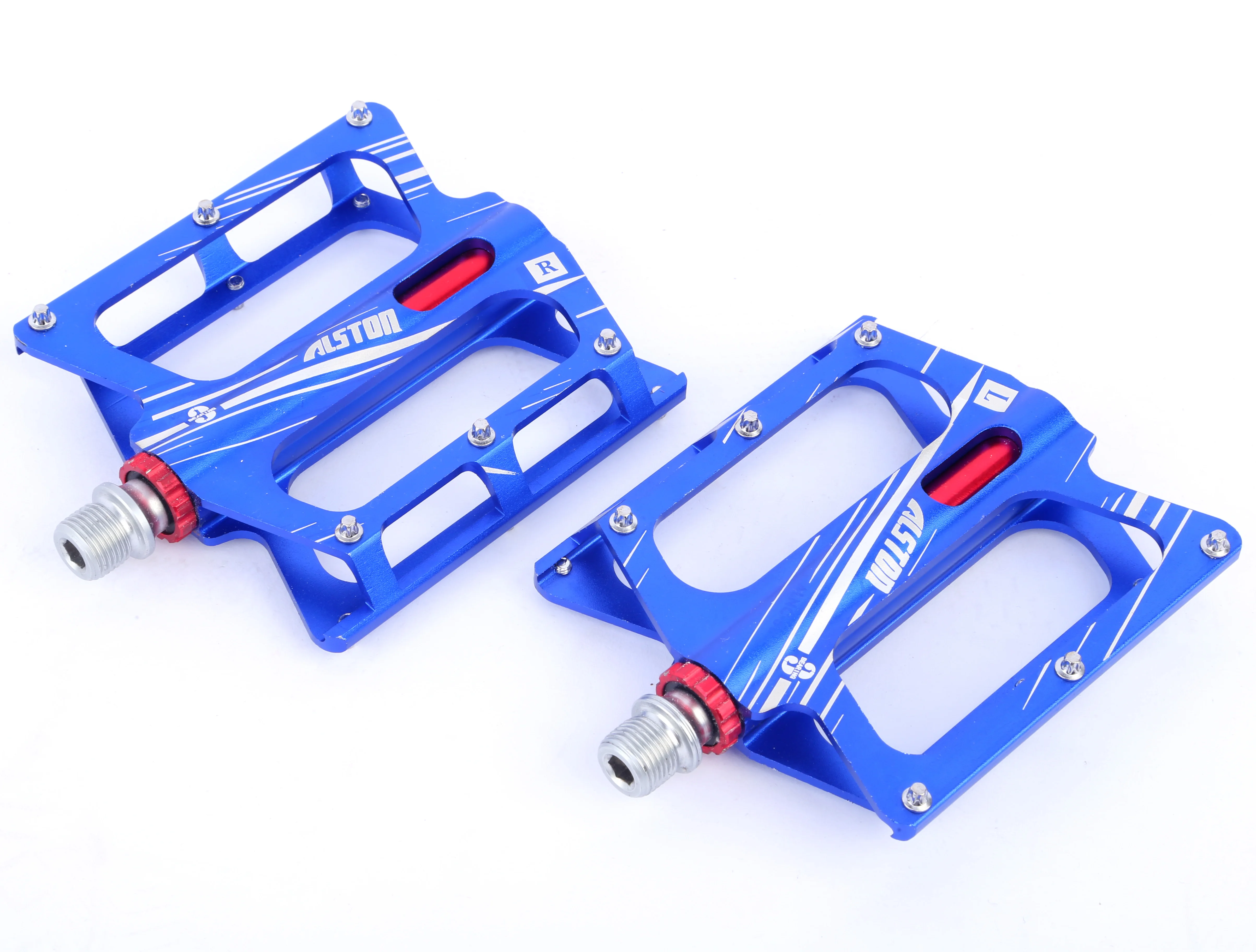 Ansjs Bike Pedal Platorm, Injection Magnesium CNC Machined Body, CR-MO Material 9/16" Spindle, 2 pcs Ultra Sealed Bearing,Blue
Ansjs Bike Pedal Platorm, Injection Magnesium CNC Machined Body, CR-MO Material 9/16" Spindle, 2 pcs Ultra Sealed Bearing,Blue