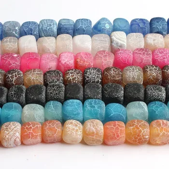 7-8mm Matte Multicolor Frosted Agates Spacer Irregular Square Beads for Accessories Jewellery Making DIY Bracelet 15''/Strand
7-8mm Matte Multicolor Frosted Agates Spacer Irregular Square Beads for Accessories Jewellery Making DIY Bracelet 15''/Strand