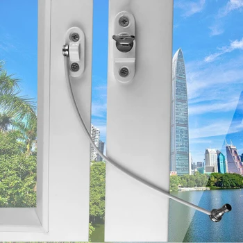 Window Security Chain Lock Sliding Security Limiter Lock Stop Door Restrictor Child Safety Anti-Theft Locks Home Hardware
Window Security Chain Lock Sliding Security Limiter Lock Stop Door Restrictor Child Safety Anti-Theft Locks Home Hardware