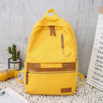 Casual Backpack Sports School Bags for Teenage Girls Solid Color Student Bag Canvas Sweet Style Shoulder Bag Rucksack B9
Casual Backpack Sports School Bags for Teenage Girls Solid Color Student Bag Canvas Sweet Style Shoulder Bag Rucksack B9