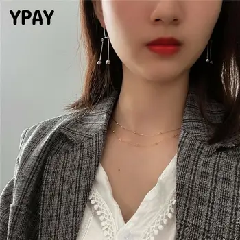 YPAY 100% Genuine 925 Sterling Silver Drop Earrings for Women Korea Japan INS Double Beads Dangle Earring Fine Jewelry YME708
YPAY 100% Genuine 925 Sterling Silver Drop Earrings for Women Korea Japan INS Double Beads Dangle Earring Fine Jewelry YME708