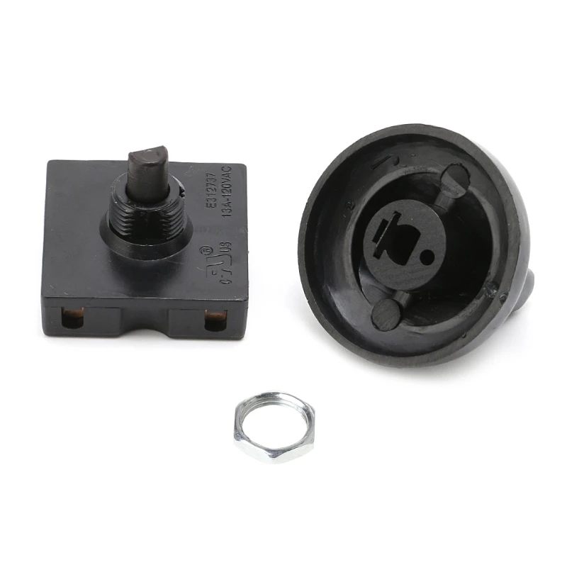 4-Position 3-Speed Fan Selector Rotary Switch Governor with Knob 13AMP 120V-250V
4-Position 3-Speed Fan Selector Rotary Switch Governor with Knob 13AMP 120V-250V