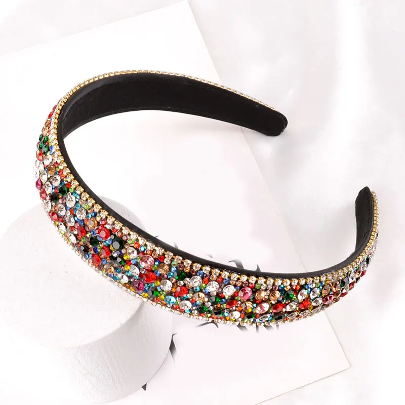 Shiny Hair Hoop Wide Side Non-slip Rhinestone Headband Crystal Colorful Head Hoop Makeup Wash Face Luxury Hair Accessories
Shiny Hair Hoop Wide Side Non-slip Rhinestone Headband Crystal Colorful Head Hoop Makeup Wash Face Luxury Hair Accessories