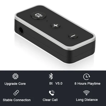 hands-free calls Black mini Wireless Bluetooth 3.5mm AUX Car Audio Receiver Stereo Music Adapter with Mic Built-in battery
hands-free calls Black mini Wireless Bluetooth 3.5mm AUX Car Audio Receiver Stereo Music Adapter with Mic Built-in battery