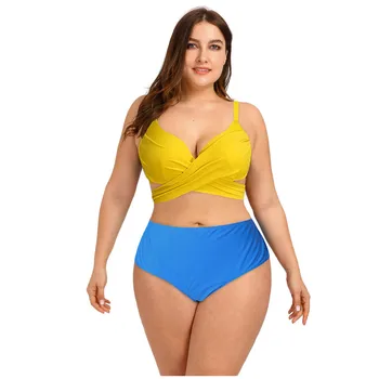 #Z45 Women Sexy Bikini Cross Tie Tankini Bikini Set Swimsuit Women Two Piece Swimwear Plus Size Swimwear Bikinis 2020 Mujer
#Z45 Women Sexy Bikini Cross Tie Tankini Bikini Set Swimsuit Women Two Piece Swimwear Plus Size Swimwear Bikinis 2020 Mujer