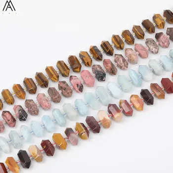 Natural Aquamrines Tiger Eye Stone Middle Drilled Double Stick Point Loose Beads Pendant Necklace Jewelry DIY SY-679AMFE
Natural Aquamrines Tiger Eye Stone Middle Drilled Double Stick Point Loose Beads Pendant Necklace Jewelry DIY SY-679AMFE