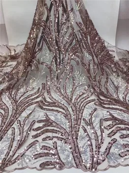 Gorgeous sequins and beaded design African wedding net lace fabric for sewing French mesh textile for dress PDN703(5yards/lot)
Gorgeous sequins and beaded design African wedding net lace fabric for sewing French mesh textile for dress PDN703(5yards/lot)
