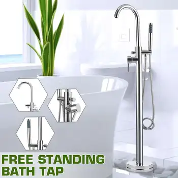 Chrome Polished Bathtub Floor Stand Faucet Mixer Single Handle Mixer Tap 360Rotation Spout With ABS Handshower Bath Mixer Shower
Chrome Polished Bathtub Floor Stand Faucet Mixer Single Handle Mixer Tap 360Rotation Spout With ABS Handshower Bath Mixer Shower