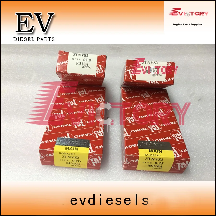 Engine bearing For yanmar 3TNE82 3TNE82A 3TNV82 3TNV82A crankshaft beairng con rod bearing
Engine bearing For yanmar 3TNE82 3TNE82A 3TNV82 3TNV82A crankshaft beairng con rod bearing