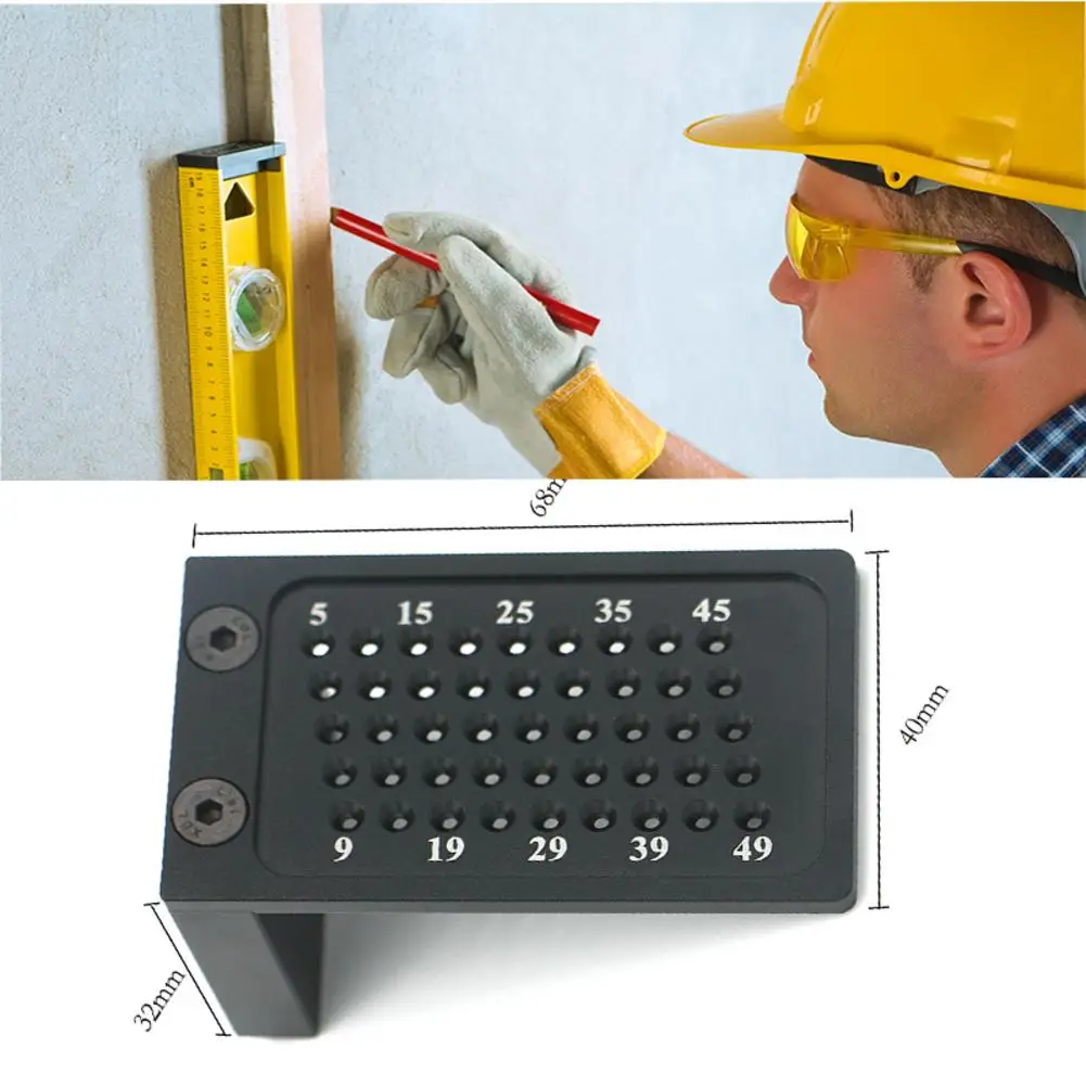 Aluminum Alloy T Type Measuring Ruler Punching Scriber Hole Scribing Gauge Hole Positioning Crossed Gauge For Woodworking Tool
Aluminum Alloy T Type Measuring Ruler Punching Scriber Hole Scribing Gauge Hole Positioning Crossed Gauge For Woodworking Tool