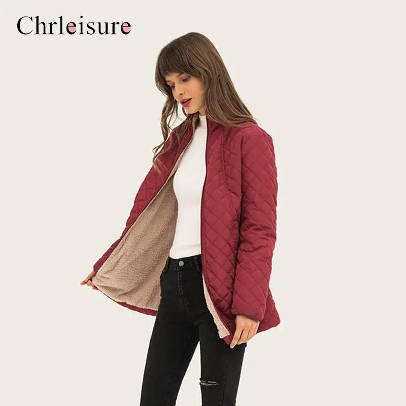 Chrleisure Casual Warm and Velvet Woman's Cotton Coat Fashion Pocket Solid Color Female Cotton Jacket Winter Puls Size S-3XL
Chrleisure Casual Warm and Velvet Woman's Cotton Coat Fashion Pocket Solid Color Female Cotton Jacket Winter Puls Size S-3XL