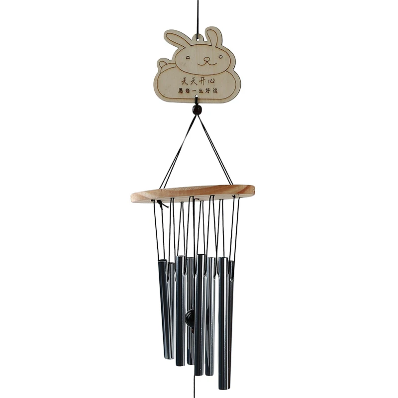 8 Tubes Wind Chime Bells Hanging Home Car Outdoor Yard