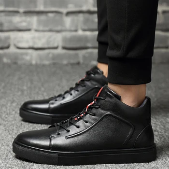 Fashion High Quality Men Sneakers Mens Shoes Casual Zapatos De Hombre Men High Top Sneakers Men Non-slip Waterproof Flat Shoes 
Fashion High Quality Men Sneakers Mens Shoes Casual Zapatos De Hombre Men High Top Sneakers Men Non-slip Waterproof Flat Shoes