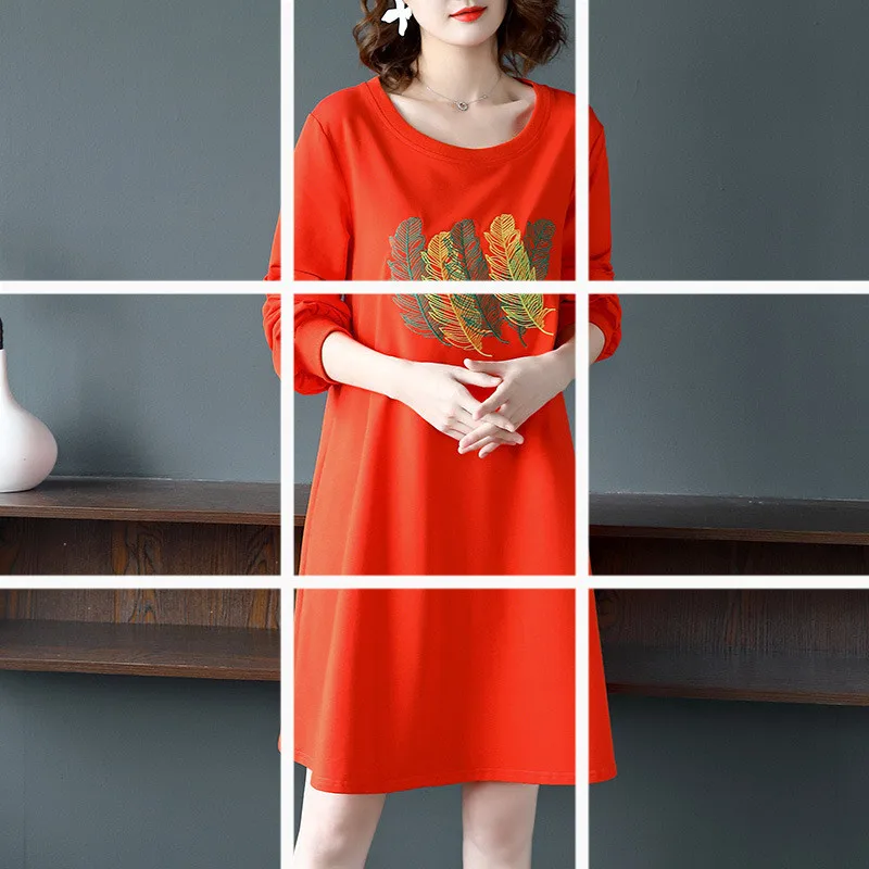 Tibetan Meat Autumn Clothing Plus-sized WOMEN'S Dress New Style Slimming Chubby Size by Age Western Style Embroidered 200 Long-s
Tibetan Meat Autumn Clothing Plus-sized WOMEN'S Dress New Style Slimming Chubby Size by Age Western Style Embroidered 200 Long-s