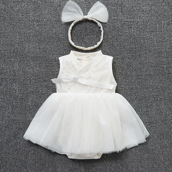 Chinese Style Newborn Baby Girl Dress Sleeveless Summer Lace Flower Sundress White Girls Clothes
Chinese Style Newborn Baby Girl Dress Sleeveless Summer Lace Flower Sundress White Girls Clothes