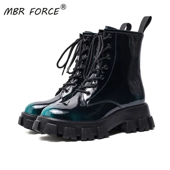 MBR FORCE Fashion High quality cowhide European and American style lace up Retro Thick bottom Simple and versatile ankle boots
MBR FORCE Fashion High quality cowhide European and American style lace up Retro Thick bottom Simple and versatile ankle boots