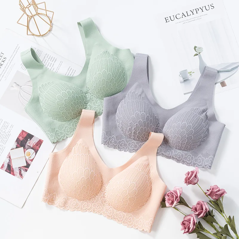 Linbaiway Women Latex Seamless Bra Push Up Underwear Gathers Shock-proof Pad Female Intimate Soft Comfortable Bralette Brassiere
Linbaiway Women Latex Seamless Bra Push Up Underwear Gathers Shock-proof Pad Female Intimate Soft Comfortable Bralette Brassiere