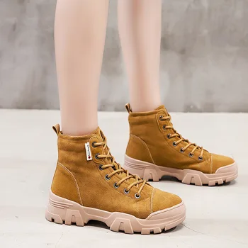 2020 spring new Martin boots women's fashion simple solid color plus velvet warm and comfortable retro style casual boots
2020 spring new Martin boots women's fashion simple solid color plus velvet warm and comfortable retro style casual boots