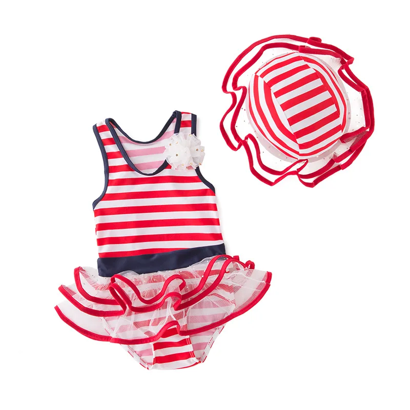Short in Size Processing Women's One-piece Swimming Suit Red And White Striped Mesh Dress-KID'S Swimwear Hot Springs Clothing
Short in Size Processing Women's One-piece Swimming Suit Red And White Striped Mesh Dress-KID'S Swimwear Hot Springs Clothing
