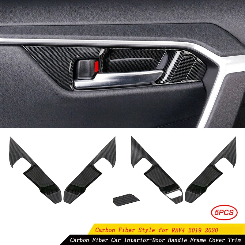for Toyota RAV4 2019 2020 Carbon Fiber Car Interior Door Handle Bowl Panel Cover Trim Bezel Inner Decor
for Toyota RAV4 2019 2020 Carbon Fiber Car Interior Door Handle Bowl Panel Cover Trim Bezel Inner Decor