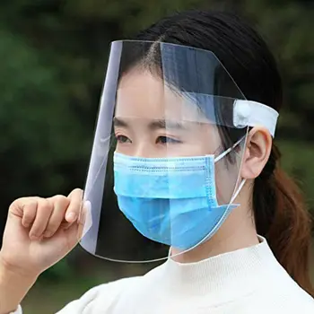 1PCS Transparent Adjustable Anti Droplet Dust-proof Protect Full Face Covering Mask Visor Shield Stop the Flying Spit Prevent 
1PCS Transparent Adjustable Anti Droplet Dust-proof Protect Full Face Covering Mask Visor Shield Stop the Flying Spit Prevent