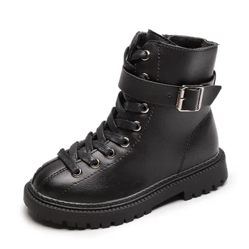 Boys Boots Fashion Girls Motorcycle Boots Children's Rubber Boots Waterproof Kids Cotton Warm Shoes 2020 Brand New Cross-tied 
Boys Boots Fashion Girls Motorcycle Boots Children's Rubber Boots Waterproof Kids Cotton Warm Shoes 2020 Brand New Cross-tied