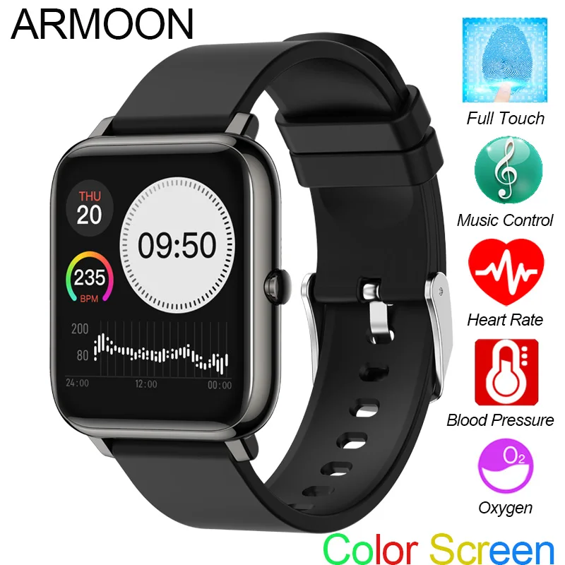 ARMOON P22 Smart Watch Men Women Full Touch Fitness Tracker Heart Rate Blood Pressure Music Smart Alarm Clock Sport Smartwatch
ARMOON P22 Smart Watch Men Women Full Touch Fitness Tracker Heart Rate Blood Pressure Music Smart Alarm Clock Sport Smartwatch